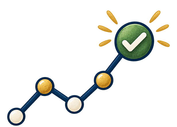 Connected data points forming a clear visible line.